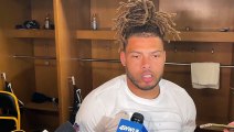 Tyrann Mathieu Post Game Locker Room Interview - Week 10