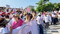 Inicia marcha en defensa del #INE en Tuxtla Gutiérrez en Chiapas