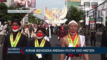 Kirab Bendera Merah Putih 1001 Meter