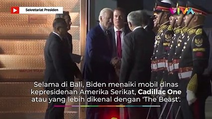 Joe Biden 'Tunggangi' Limosin Antipeluru di KTT G20