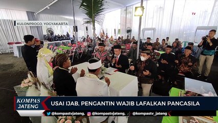 Usai Ijab, Pengantin Wajib Lafalkan Pancasila