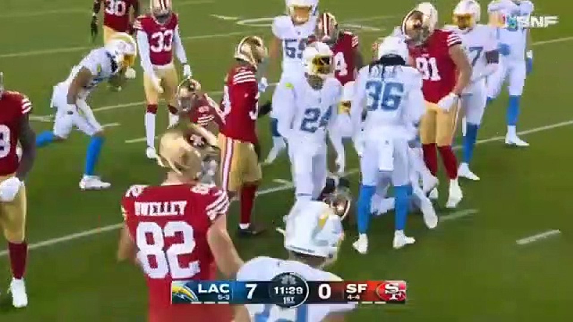 San Francisco 49ers vs. Los Angeles Chargers highlights