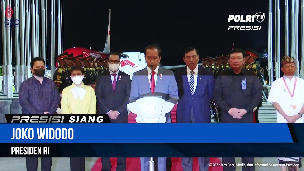 KETERANGAN PERS PRESIDEN JOKOWI, BANDARA INTERNASIONAL NGURAH RAI