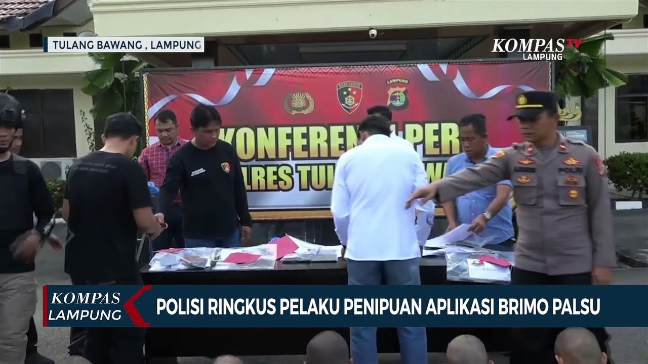 Detik-Detik Polisi Ringkus Pelaku Penipuan Aplikasi Brimo Palsu