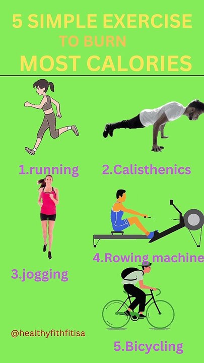5 SIMPLE EXERCISE TO BURN MOST CALORIES