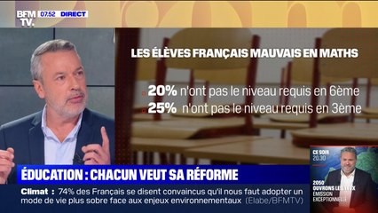 ÉDITO - Retour des maths obligatoires au lycée: "Un pas en avant + un pas en arrière = du sur place"