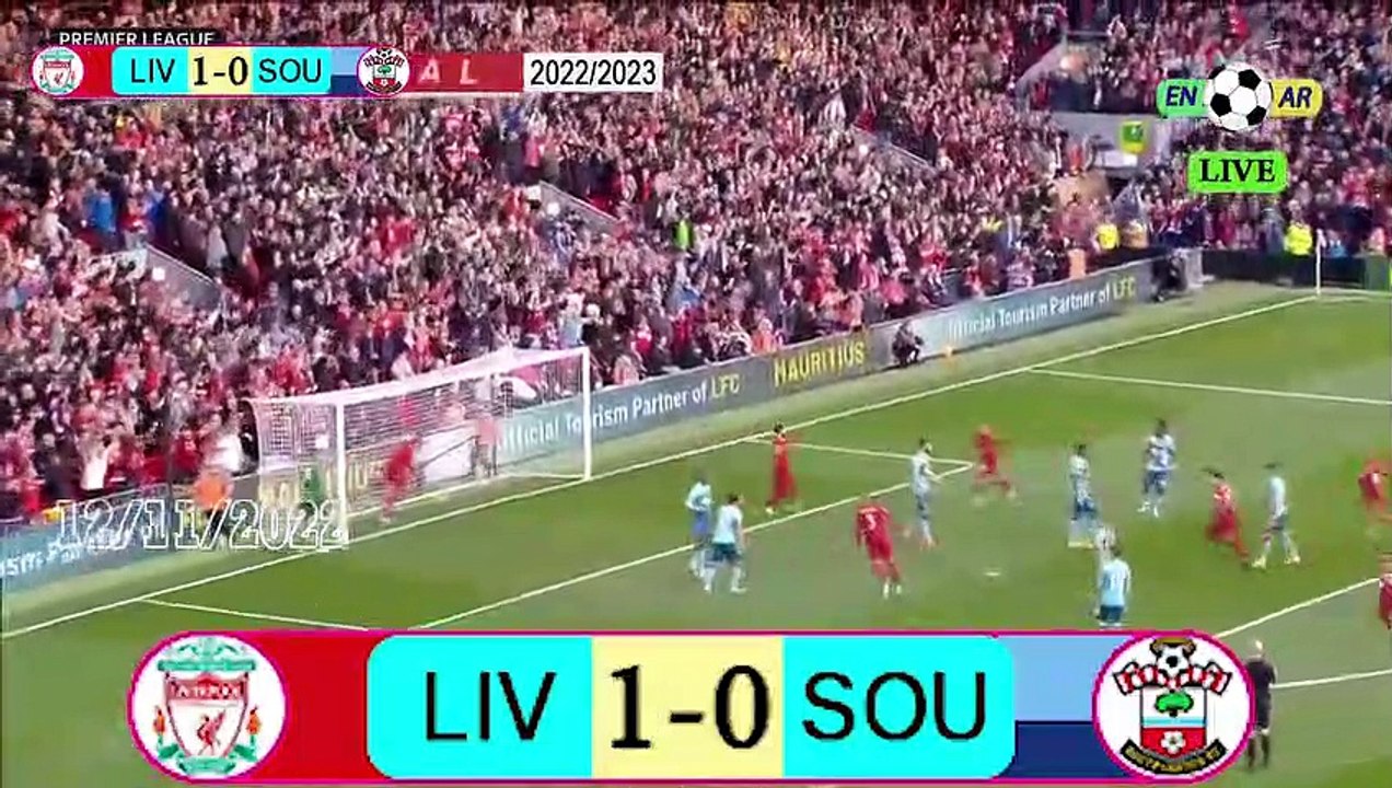 Liverpool 3-1 Southampton /  ساوثهامبتون 1- 3 ليفربول   / English Premier League 2022 / 2023  الدوري الإنجليزي الممتاز