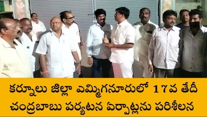 ఎమ్మిగనూరు: చంద్రబాబు పర్యటన ఫిక్స్... షెడ్యూల్ ఇదే