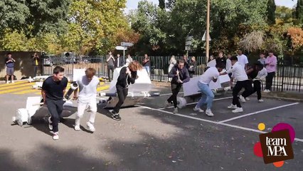 Course de char en carton