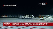 Pesawat Kepresidenan Biru-Putih Mendarat di Bandara Ngurah Rai, Presiden AS Joe Biden Tiba di Bali!