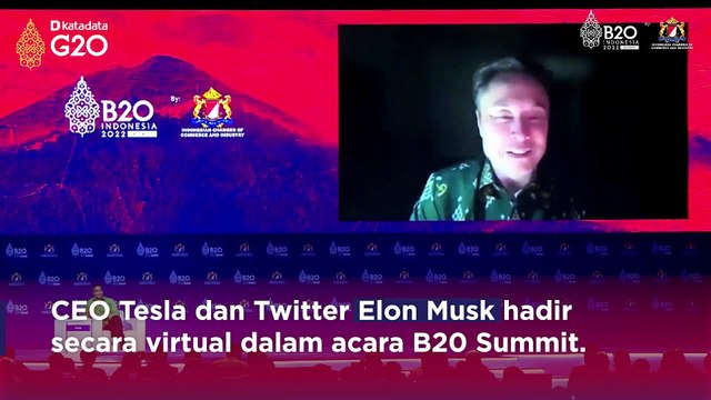 Cerita di Balik Batik yang Dipakai Elon Musk Di B20 Summit