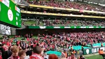 Derry City Fans sing Teenage Kicks at the FAI Cup Final, Dublin  2022