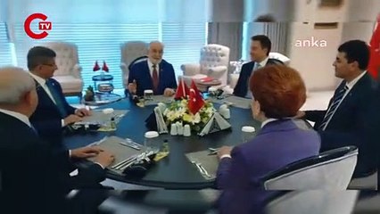 Gözler 6'lı masanın toplantısında... CHP'den videolu paylaşım