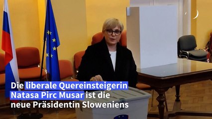 Liberale Pirc Musar gewinnt Präsidentschaftswahl in Slowenien