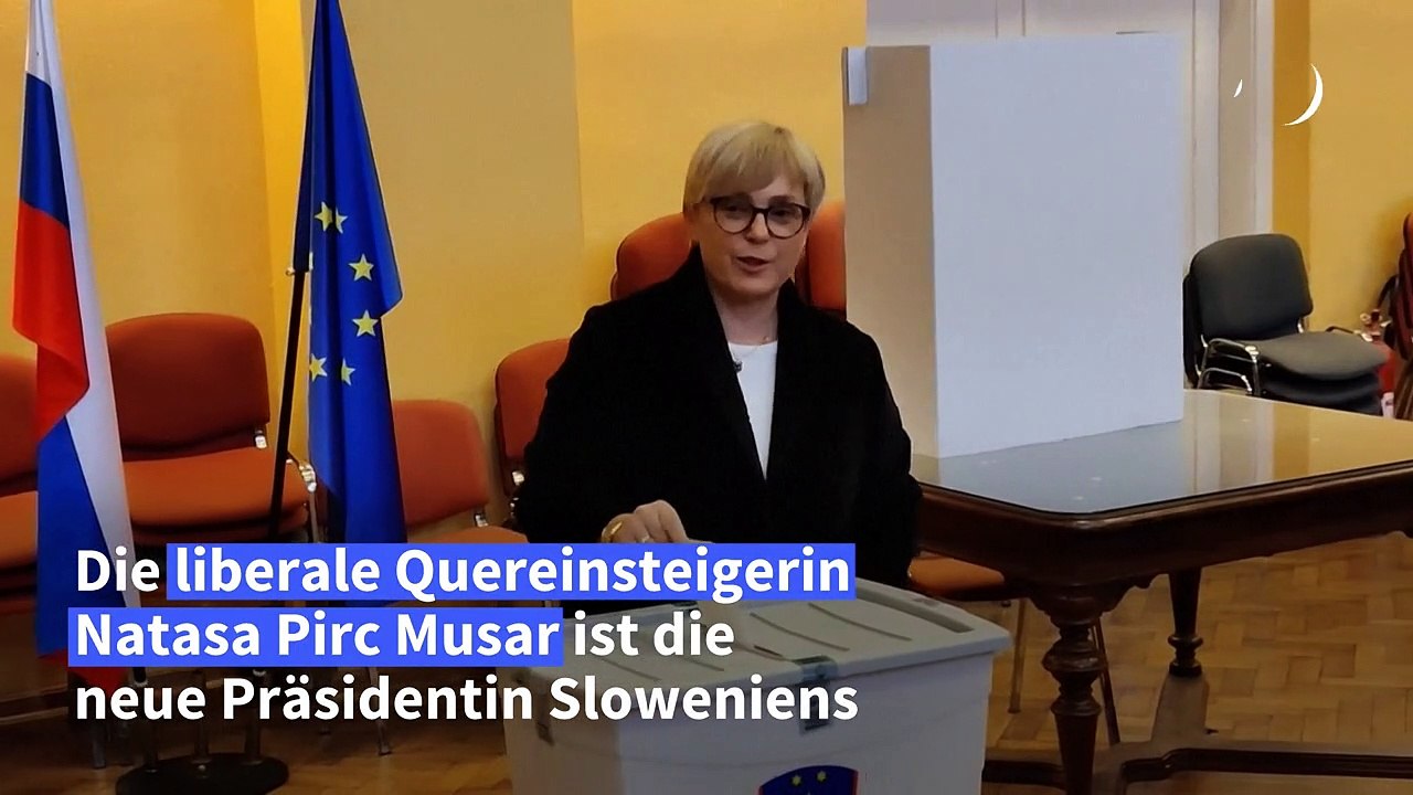 Liberale Pirc Musar gewinnt Präsidentschaftswahl in Slowenien