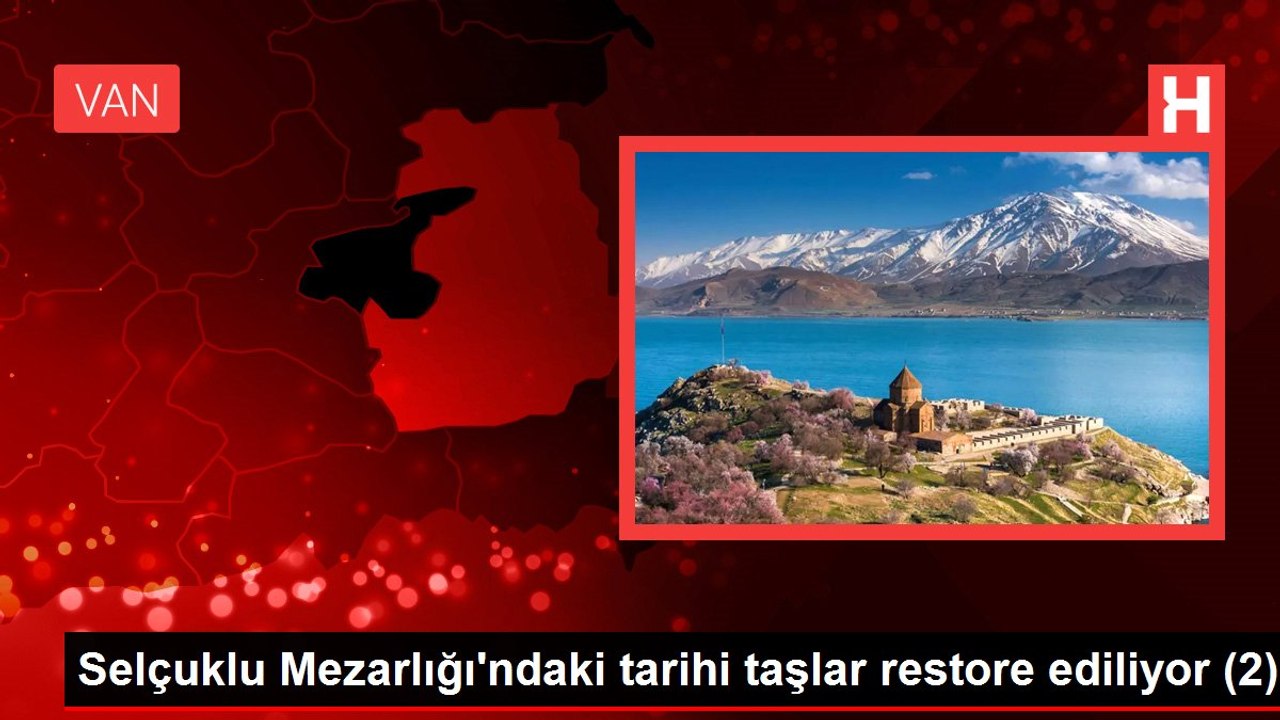 Selçuklu Mezarlığı'ndaki tarihi taşlar restore ediliyor (1)