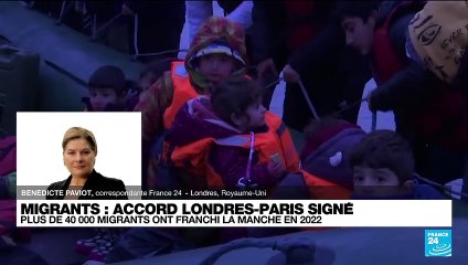 Migrants : un nouvel accord signé entre Paris et Londres
