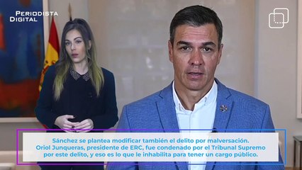 Sánchez, entregado a los ‘indepes’: también modificará el delito de malversación para contentar a Junqueras y ERC