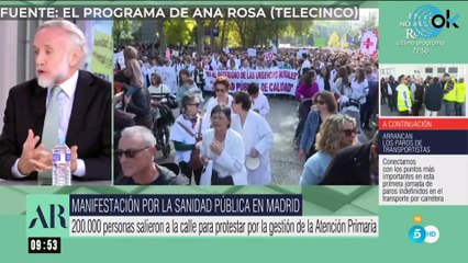 Inda: "La manifestación fue para echar a Ayuso en la calle porque no pueden hacerlo con las urnas"