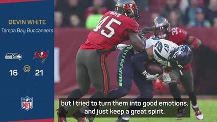 White mourns father but inspires Bucs to victory