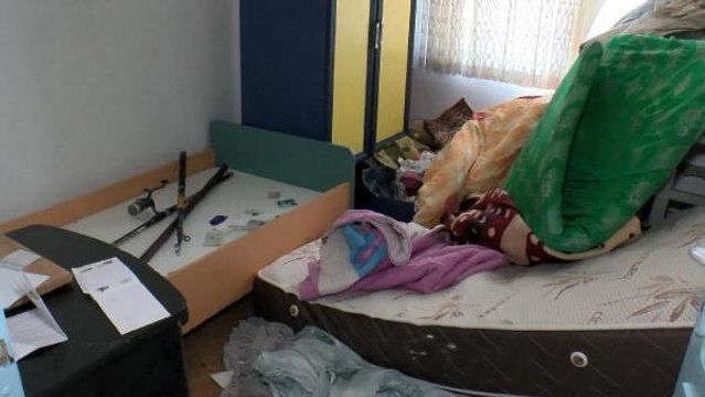 KÜÇÜKÇEKMECE'DE TERÖRİSTİN YAKALANDIĞI EV GÖRÜNTÜLENDİ