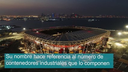 Así es el 974, el estadio nómada construido con contenedores industriales