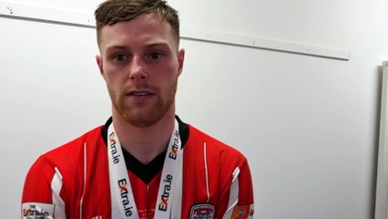 Derry City's Cameron McJannet thrilled after FAI Cup glory.