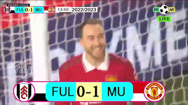 Fulham1-2 ManUnited / مان يونايتد 2- 1 فولهام / English Premier League 2022 / 2023 الدوري الإنجليزي الممتاز