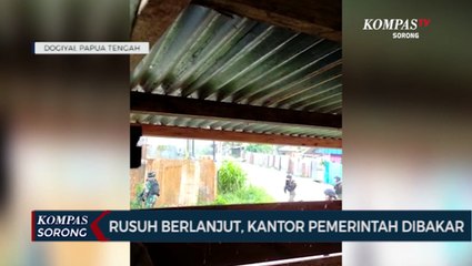 Rusuh di Dogiyai Berlanjut, Enam Kantor Pemerintah Dibakar