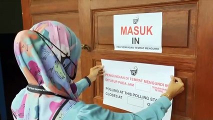 彭亨州将有超2万警军提前投票，确保选举顺利进行🗳️