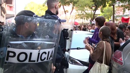 Continuam os protestos de jovens ambientalistas em escolas de Lisboa