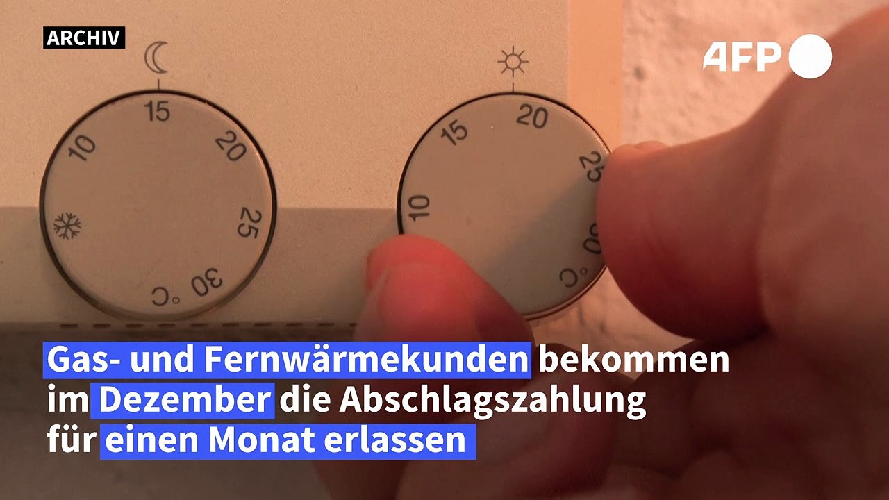 Übernahme von Dezember-Abschlag für Gas und Fernwärme endgültig beschlossen