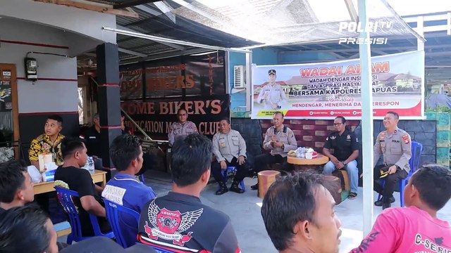 Silaturahmi Rutin Kapolres Kapuas Melalui “Wadai Apam” Wadah Dengar Inspirasi dan Aspirasi Masyarakat Kab.Kapuas