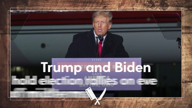 Donald Trump and Joe Biden make final appeals to voters on eve of US midterms