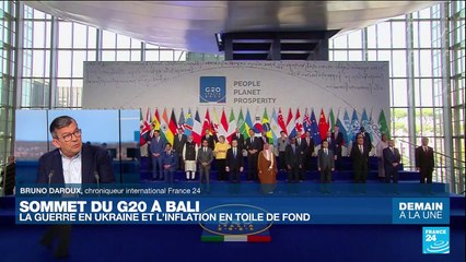 Sommet du G20 à Bali : la guerre en Ukraine et l'inflation en toile de fond