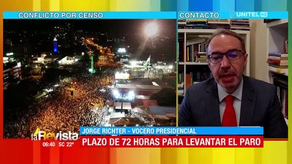Preguntas del Cabildo no tienen relación con el Gobierno y el paro debe levantarse, dice Richter