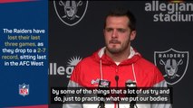 Carr breaks down in tears after another Raiders loss