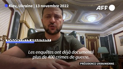 A Kherson, les Russes ont commis "les mêmes atrocités" qu'ailleurs en Ukraine (Zelensky)