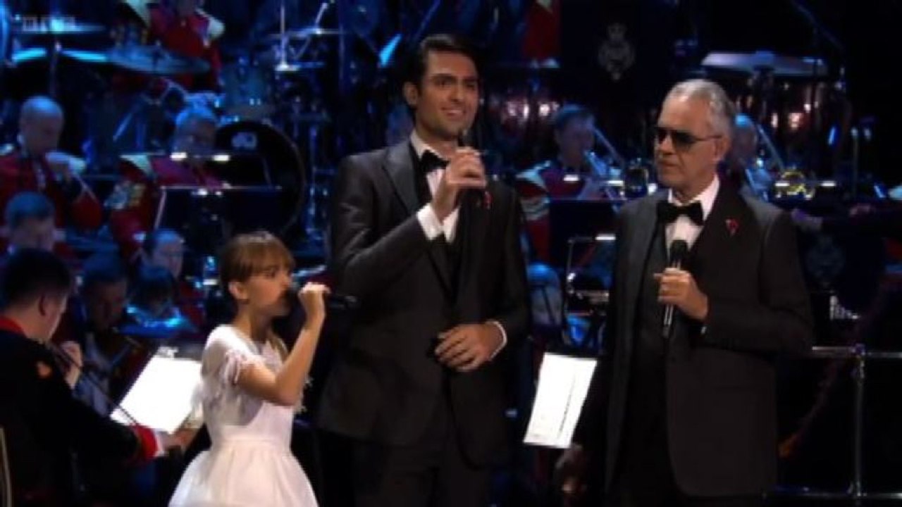 Andrea, Matteo e Virginia Bocelli cantano per i reali inglesi