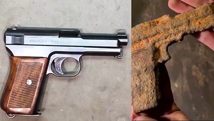 Extremely rusty Mauser 1914 Impossible Restoration(360P)