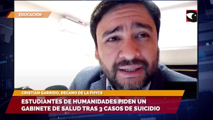 Estudiantes de humanidades piden un gabinete de salud tras 3 casos de suicidio