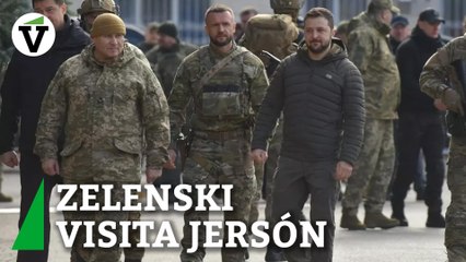 Zelenski visita Jersón pocas horas después de ser reconquistada