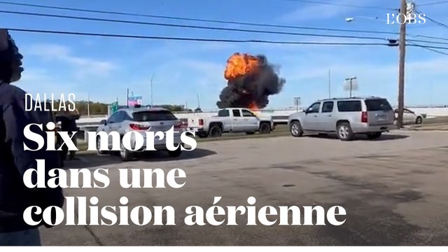 Deux avions de la Seconde Guerre mondiale entrent en collision à Dallas faisant 6 morts