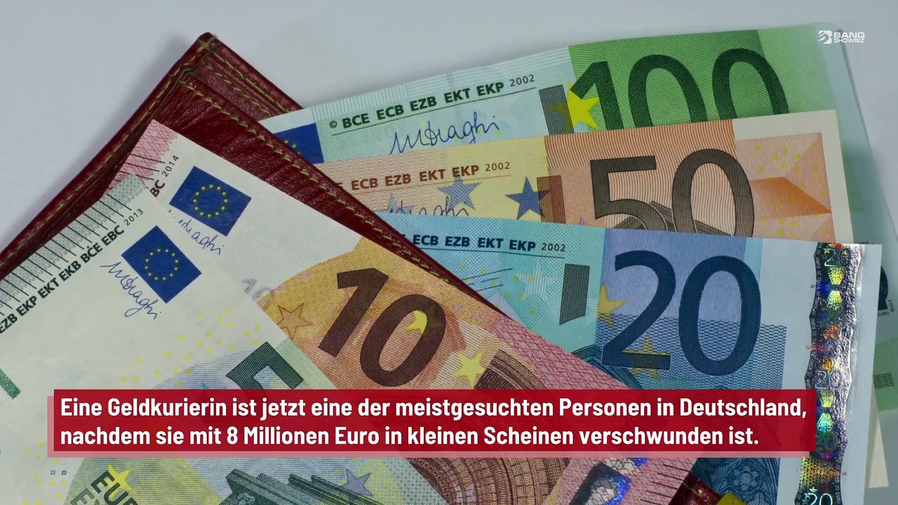 Geldkurierin verschwindet mit 8 Millionen Euro
