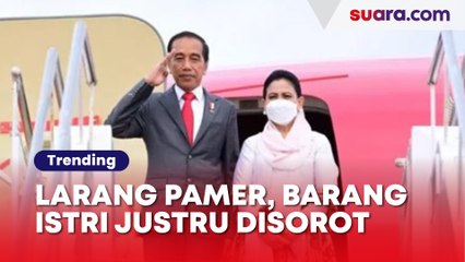 Jokowi Minta Rakyat Stop Pamer Hidup Mewah, Iriana Pakai Sandal Belasan Juta ke Luar Negeri