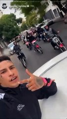 L-Gante será denunciado tras participar de una caravana en homenaje al Noba