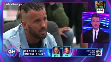 Gran Hermano : Juan apeló a la sociedad para cancelar y sacar de la casa a Alfa, pero terminó afuera él.