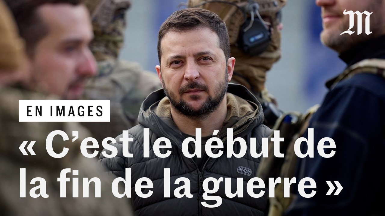 « C’est le début de la fin de la guerre » estime le président ukrainien Volodymyr Zelensky en visite à Kherson