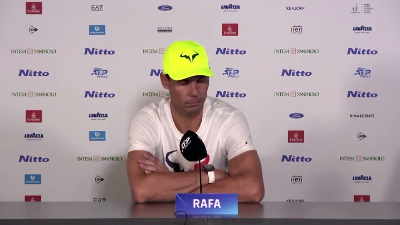 ATP - Nitto ATP Finals Turin 2022 - Rafael Nadal : "It's not the ideal tournament to come back to and it's not the ideal time of the season to regain confidence"