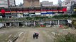 Drone footage of the Sheffield Castle site where the old markets stood. Plans to open up the river and create an urban park are in early stages of planning and consultation